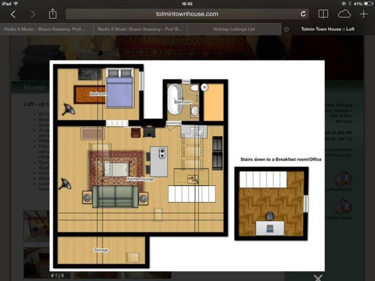 Tolmin Center Apartments Townhouse & Loft Bagian luar foto